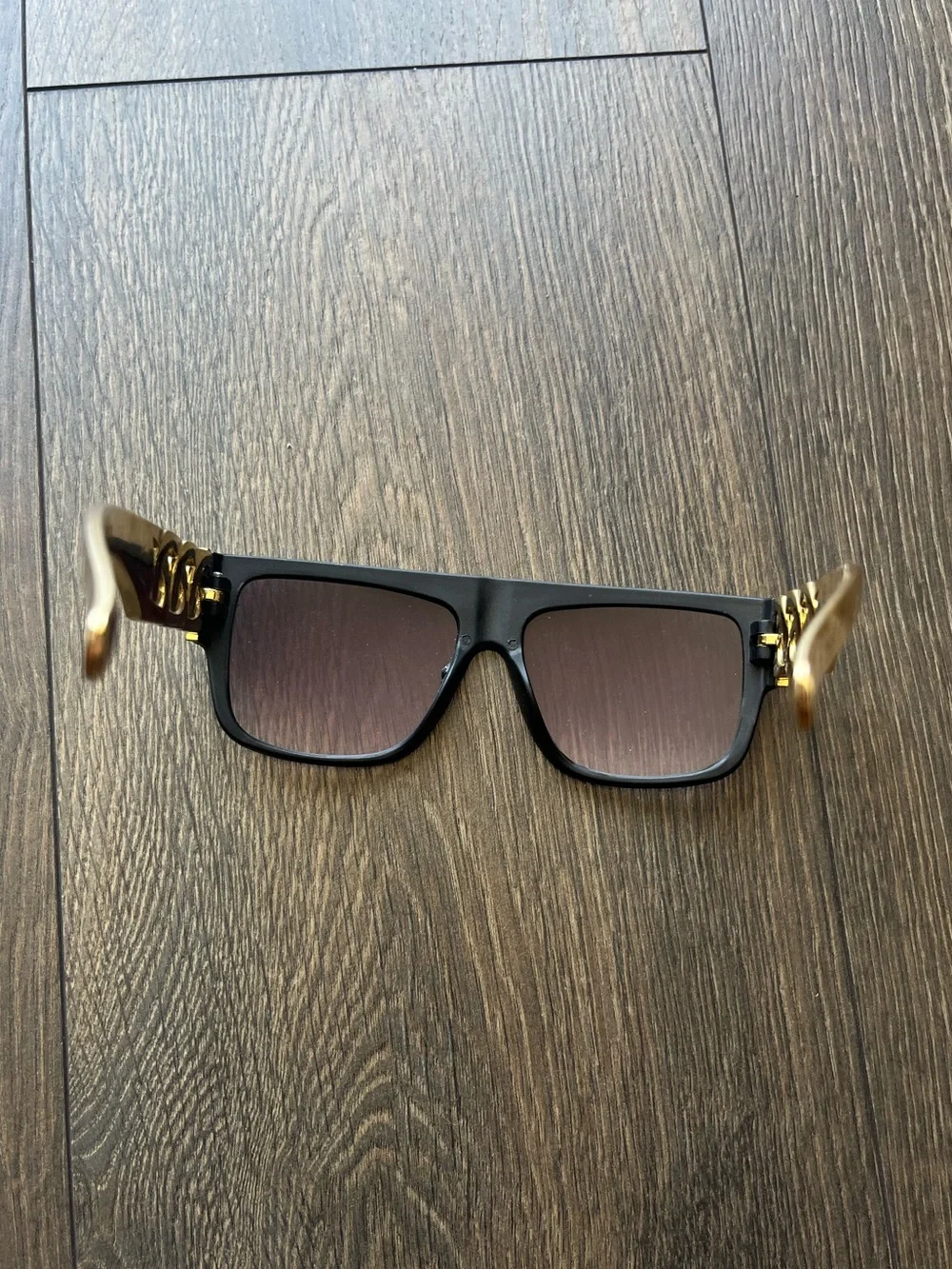 Black and Gold Sunglasses